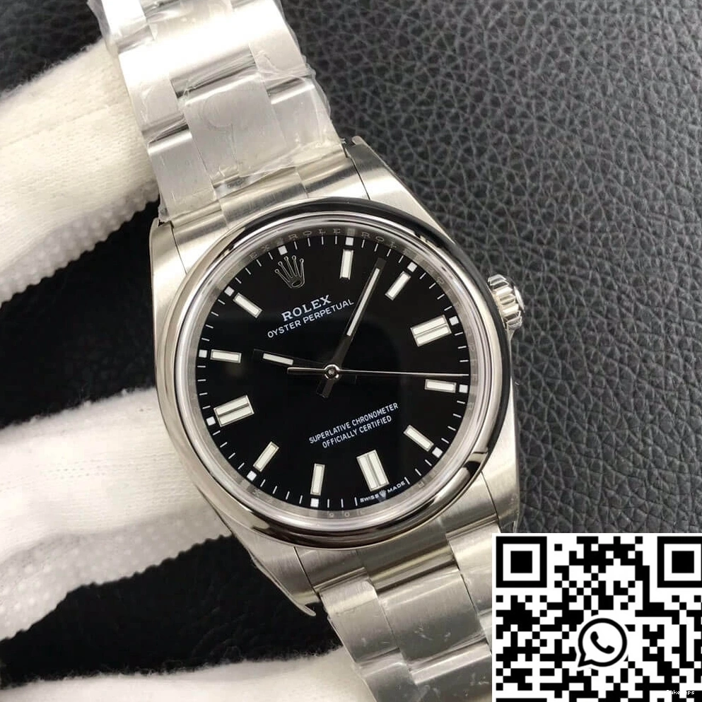 Factory M126000-0002 Dial Perpetual Black 36MM EW Oyster Rolex 0310